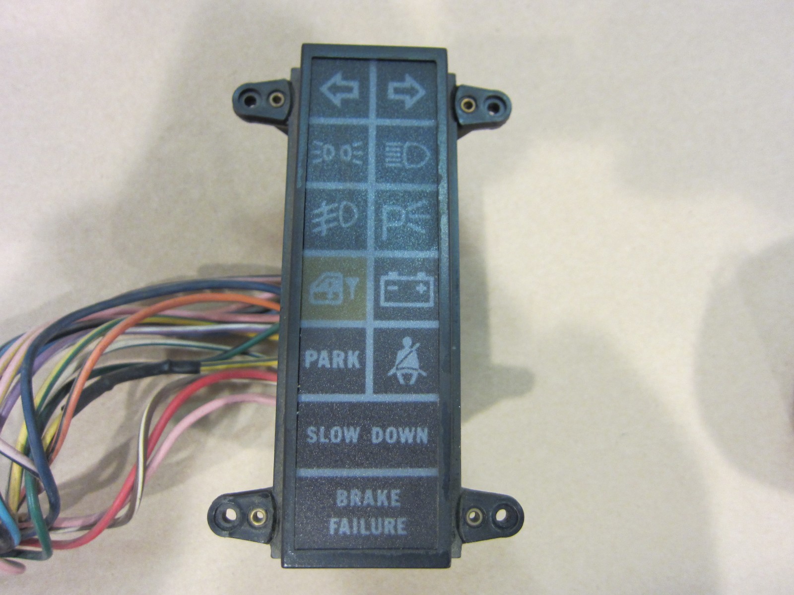 Ferrari Mondial  Warning Light Panel Part# 116026