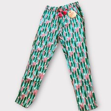 LEBIG Boutique NWT pants Summer Light Weight 9/10 Pink Green Blue
