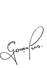 Goncalves Autogramm signed 10x15 cm Karteikarte