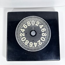 Vintage Bath Scale Brearly Counselor Black Plastic and Metal MCM 1960s