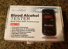 Accumed Digital LCD Breathalyzer Test Alcohol Tester Analyzer Detector
