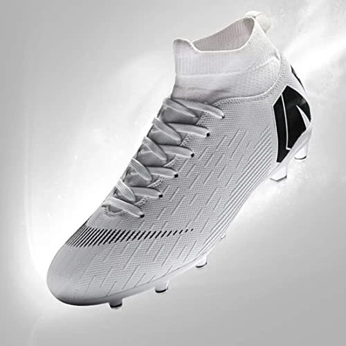 LIAOCX Men s Football Boots Cleats High top Sock Ankle Care
