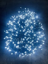 750 Ice White Christmas Tree Lights LED String Lights Xmas 8 Function Timer