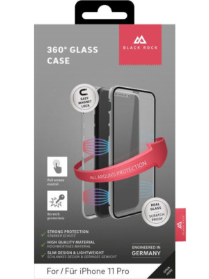 Black Rock 360° Full Cover Glass Case Apple iPhone 11 Pro Schutz Hülle Etui A52