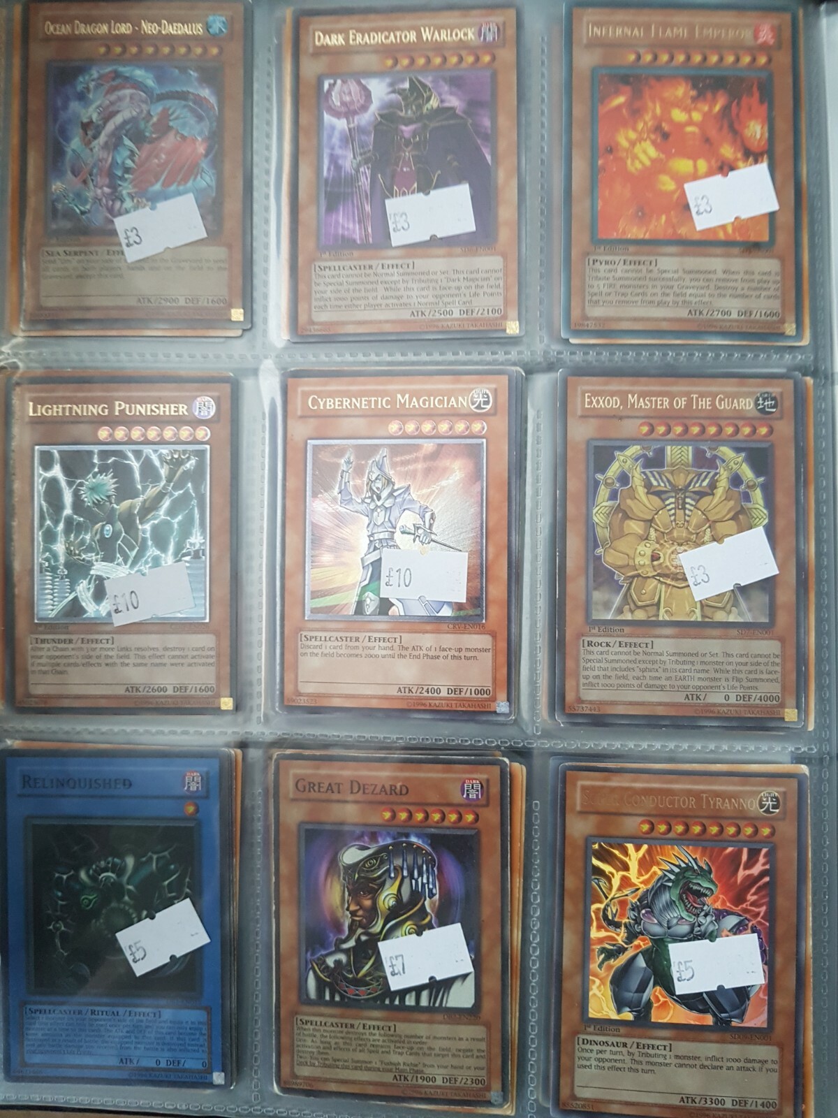 Selection of Yugioh cards (various conditions, check description) eBay