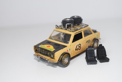 A55 1:25 POLISTIL S-7 S7 S 7 FIAT 128 RALLY AFRICAN SAFARI GOOD CONDITION