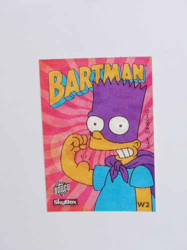 1994 THE SIMPSONS SERIES 2 INSERT LENTICULAR WIGGLE W2 CARD BART BARTMAN - Picture 3 of 6