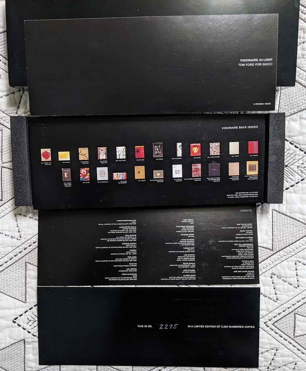 Visionaire 24 Light Tom Ford Gucci Limited Edition