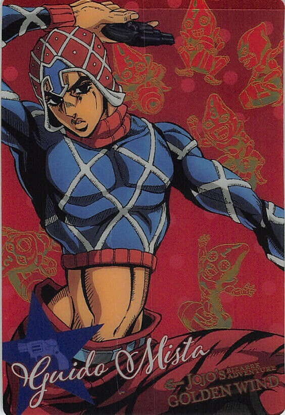 JoJo's Bizarre Adventure Trading Card Wafers 2 No.05 FOIL Guido