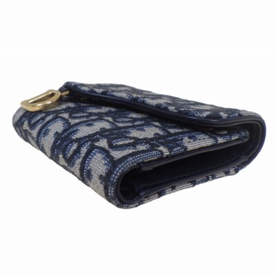 ○Christian Dior Saddle Lotus Wallet S5652Ctzq M928 Oblique