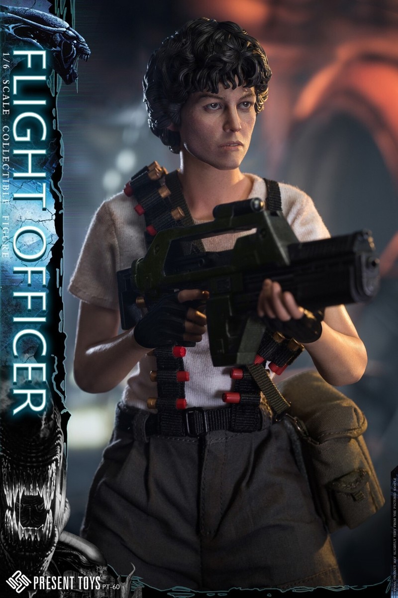 PRESENT TOYS 1/6 フライト オフィサー PT-sp60 1/6 PRESENT TOYS PT-sp60 Flight Officer Ripley Action FIGURE DOLL
