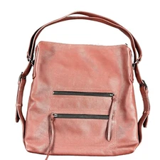 BOTKIER Chelsea New York Brown Pebbled Leather Bucket Hobo Shoulder Bag Backpack