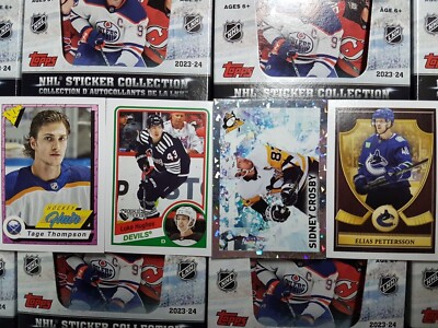 2023-24 Topps NHL Stickers (477-685) Base & Foil COMPLETE YOUR SET - YOU PICK
