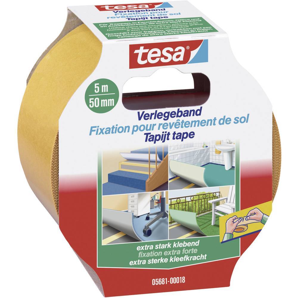 tesa EXTRA STRONG 05681-00018-11 Nastro per posa pavimentazioni e tappeti