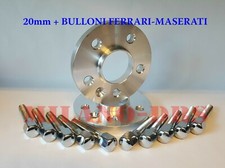 2 DISTANZIALI RUOTA 16mm FERRARI FF + F12 + Bulloni LUCIDI OEM FERRARI