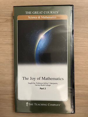 The Great Courses The Joy of Mathematics Part 2 Course Guidebook + 2 DVDs