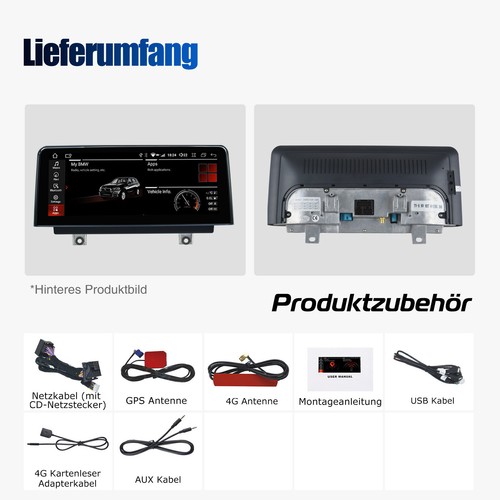 Android 13 GPS CarPlay Touchscreen für BMW 1/2er F20 F21 F23 NBT SWC Autoradio - Bild 17 von 17