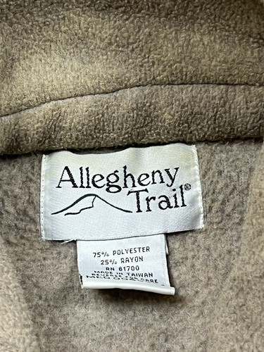 Allegheny Trail Utility Jacket Womens Medium Beige Barn Field Fleece 90s Grunge - Picture 11 of 11