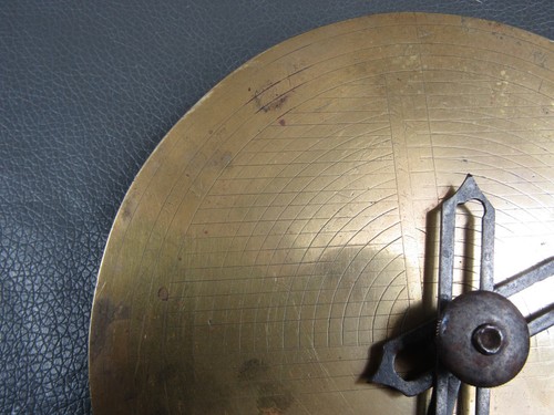 Vintage unusual brass calculator farmers dial circular rule measure J Sutcliffe - Picture 4 of 13