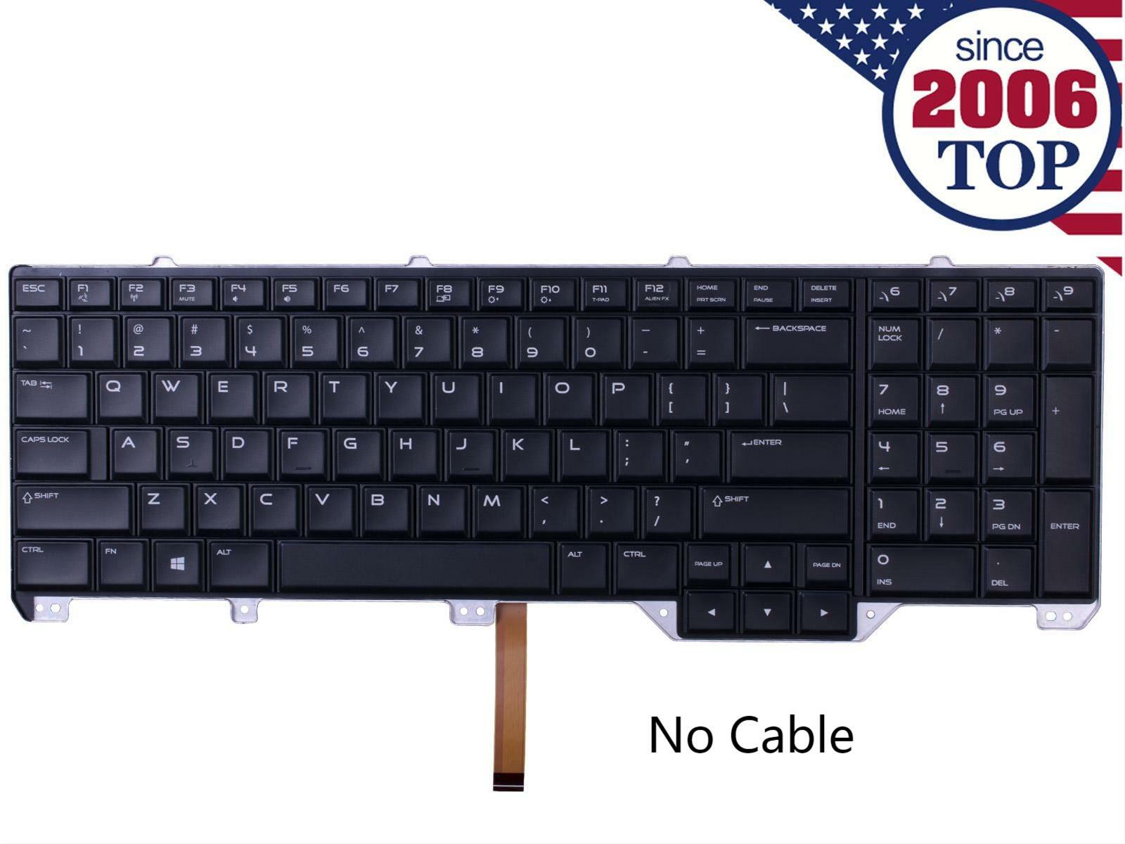 Original US Keyboard with Backlit for Dell Alienware 17 R1 R2 R3 2C6KH ...