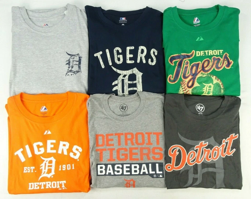 Detroit Tigers Men's Big &Tall 2 SHIRTS! *MYSTERY SHIRT* MLB - Image 2 of 4