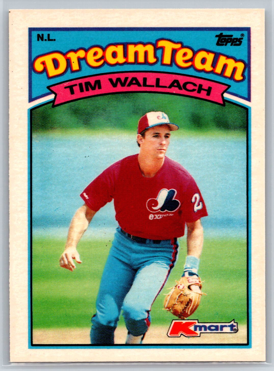 1989 Topps Kmart Dream Team Tim Wallach Montreal Expos #25