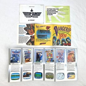 Top Gun: The Second Mission (Nintendo NES, 1989) Game Konami Complete CIB