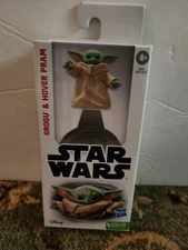 Brand New Star Wars 6" Grogu & Hover Pram Figure By Hasbro MIB!