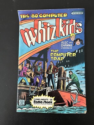 1984 Whiz Kids Radio Shack Comic Book The Computer Trap 68-2030 Acceptable