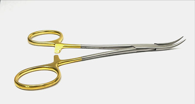 Vasectomy Dissection Sharp Ends Forceps Gold Plated 5''  Surgical