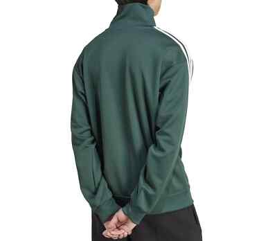 NEW Adidas Funnel Neck Track Top 1/4 Zip Mineral Green Pullover