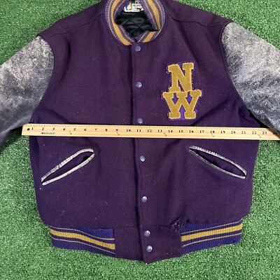 Vintage Trophy Jacket Northwestern State Varsity Letterman Jacket