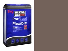 3Kg Ultra Flex Joint BROWN flexible floor & Wall grout Pro grout Ultratilefix