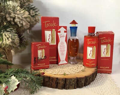Tocade Eau De Toilette Rochas Paris~LOT OF (3) Asst Sizes~NEW IN BOXES~Vintage