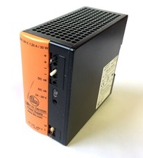IFM DN1030 Switched-Mode Power Supply Input: 100-240VAC Output: 24VDC, DIN Mount