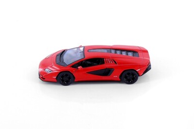 5437D BY KINSMART lamborghini countach lPI 800-4. 1:38 SCALE. RED (NOT BOX)