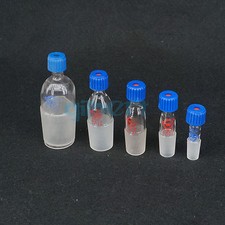 Multiple Stopper Ground Joint Lab Glass Bushing Thermometer Adapter Screw Cap