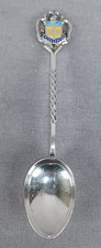 William James Holmes Windermere Enameled Sterling Silver Spoon C. 1936