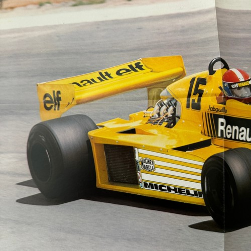 Oldtimer Renault ELF Rennwagen Poster Jean Pierre Jabouille JP Jabouille - Bild 2 von 5