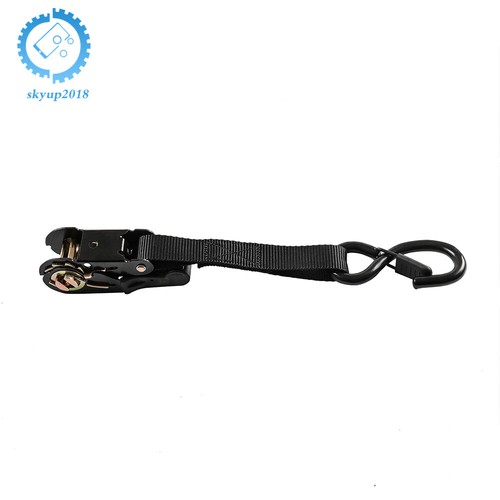 4 PK-15 FT-2.200 LB Resistencia a la rotura con bloqueo de seguridad S Ganchos Trinquete Correas de amarre - Imagen 8 de 19