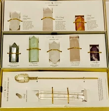 Luna Norte Lot 3 Crystal Sets & Hairpin Quartzes Amethyst Labradorite Amazonite!