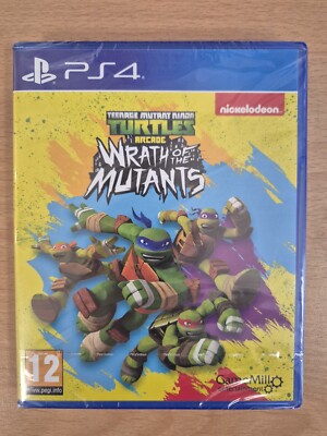 TMNT Teenage Mutant Ninja Turtles Arcade: Wrath of the Mutants (PlayStation PS4)