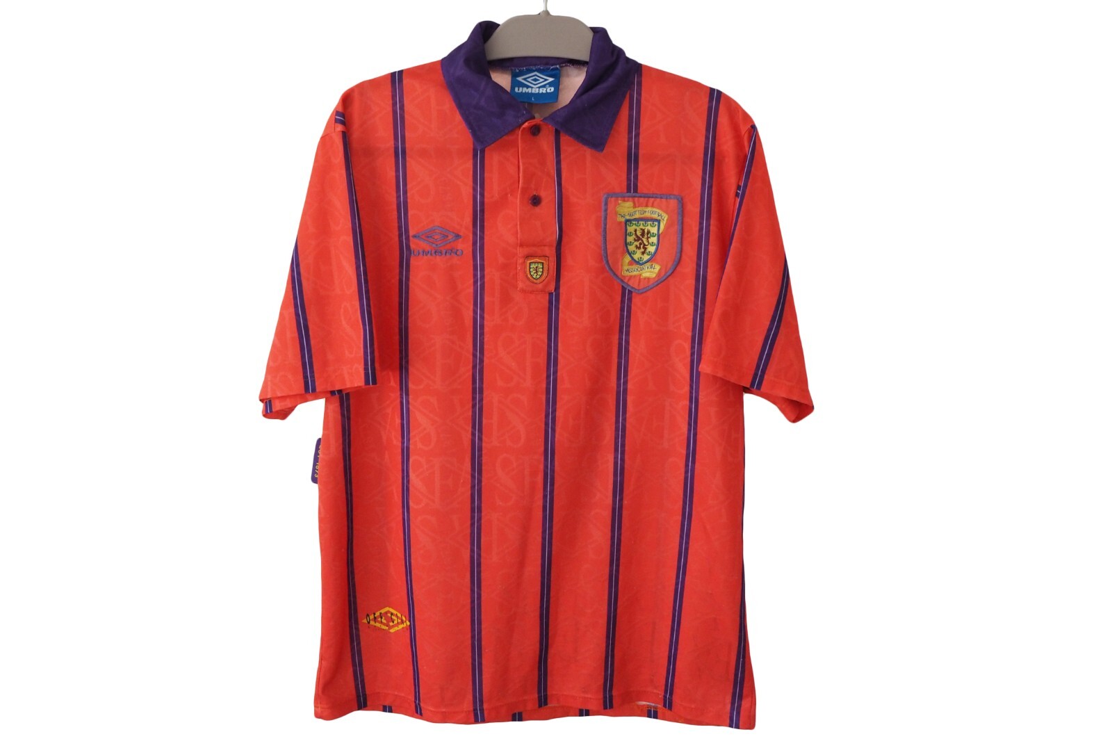 Scotland 1993 Umbro Away Jersey - Orange