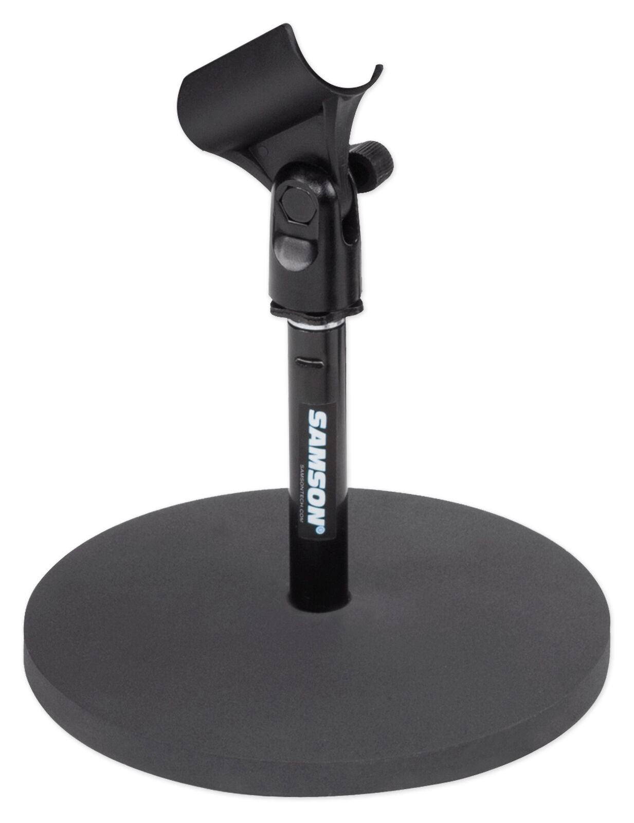Samson MD5 Desktop Mic Stand w/ Weighted Base+Clip 4 Recording, Studio, Podcast