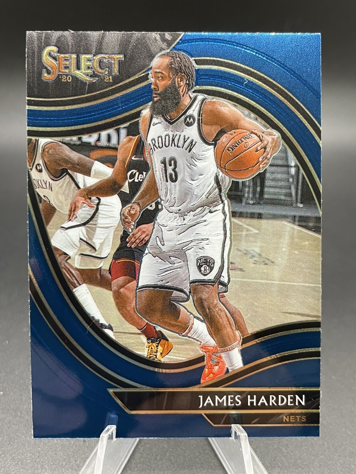 2020-21 Panini Select COURTSIDE RETAIL BLUE #212 James Harden Brooklyn Nets