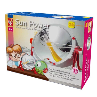 EDU-TOYS Sonnenenergie - 26 Experimente mit Solar Parabolspiegel deutsche Anleitung