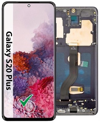 Original OLED HD Display Für Samsung Galaxy S20 Plus G985 Fingerprint + Rahmen