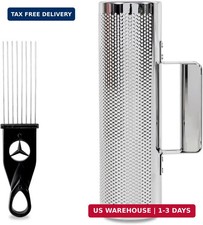 Guiro Instrument Stainless Steel Guiro 8" 3" Professional Metal Shaker with Scra
