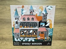 Galison Jigsaw Puzzle - Spooky Mansion - 500 Pieces
