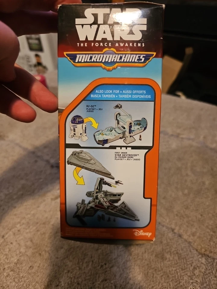 Star Wars El Despertar de la Fuerza Micro Máquinas Stormtrooper Juego SELLADO NUEVO EN CAJA Foto 3 de 4